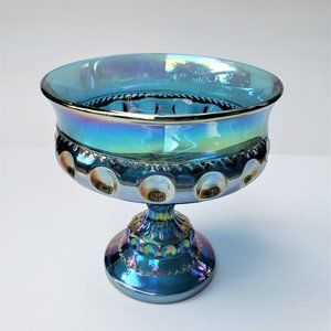 Antique Blue Bride's Wedding Bowl